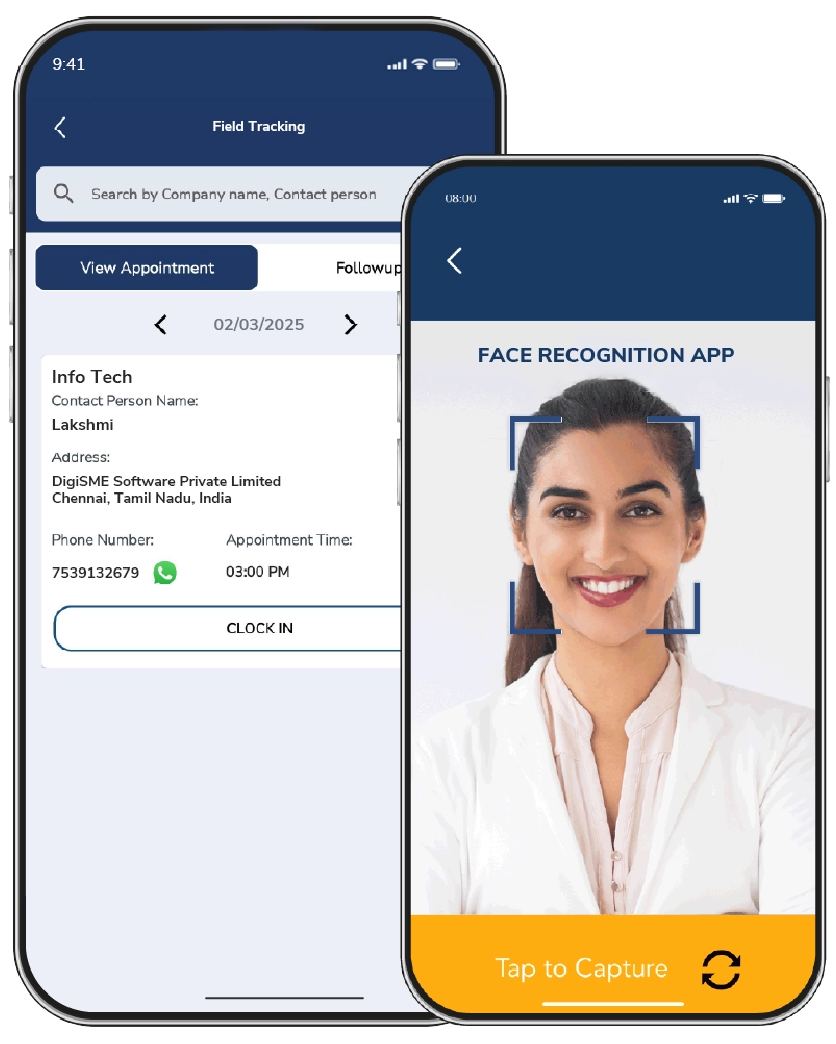 Mobile Field Tracking Attendance App