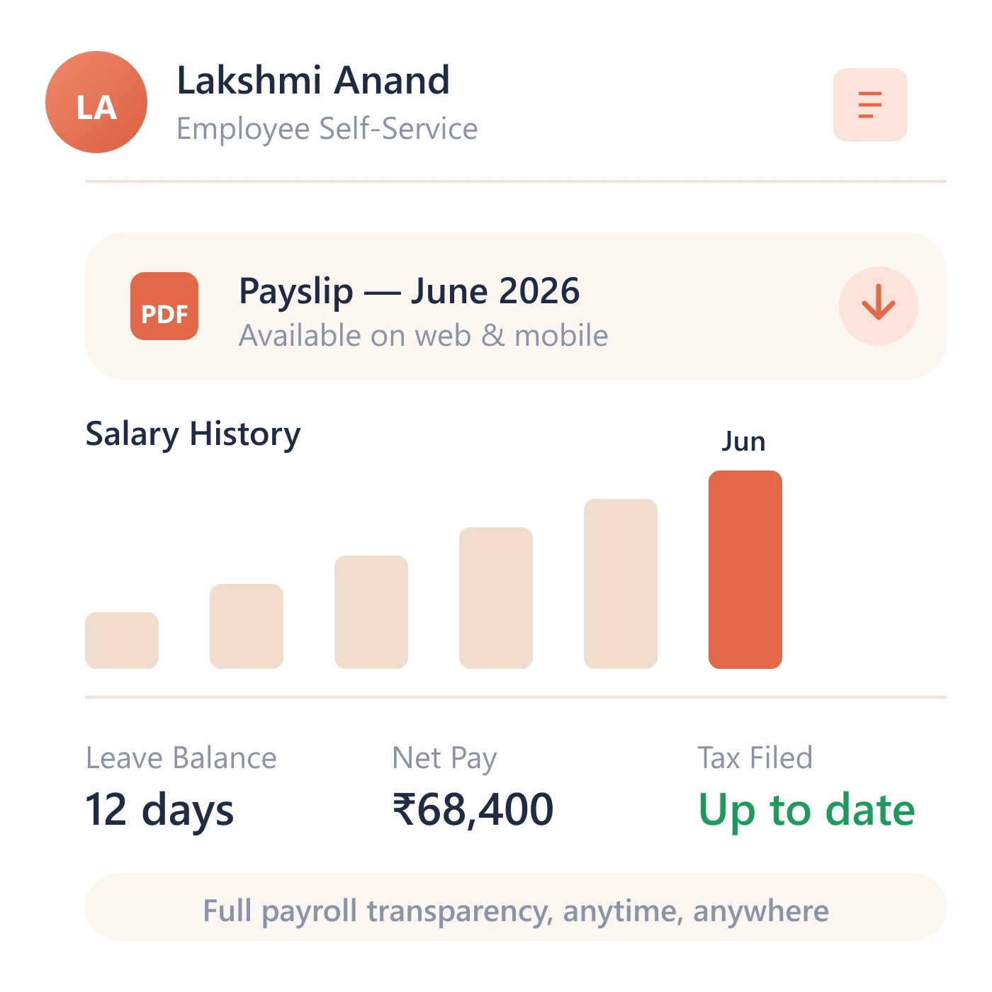Payslip Management & Salary Processing